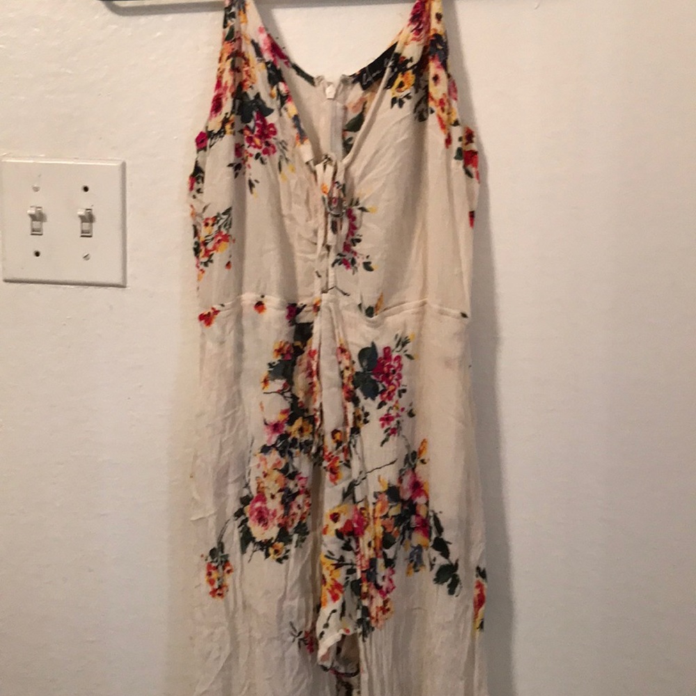 Beautiful floral romper dress